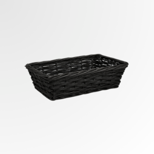 Rectangle Triple Weave Split Willow Tray Basket